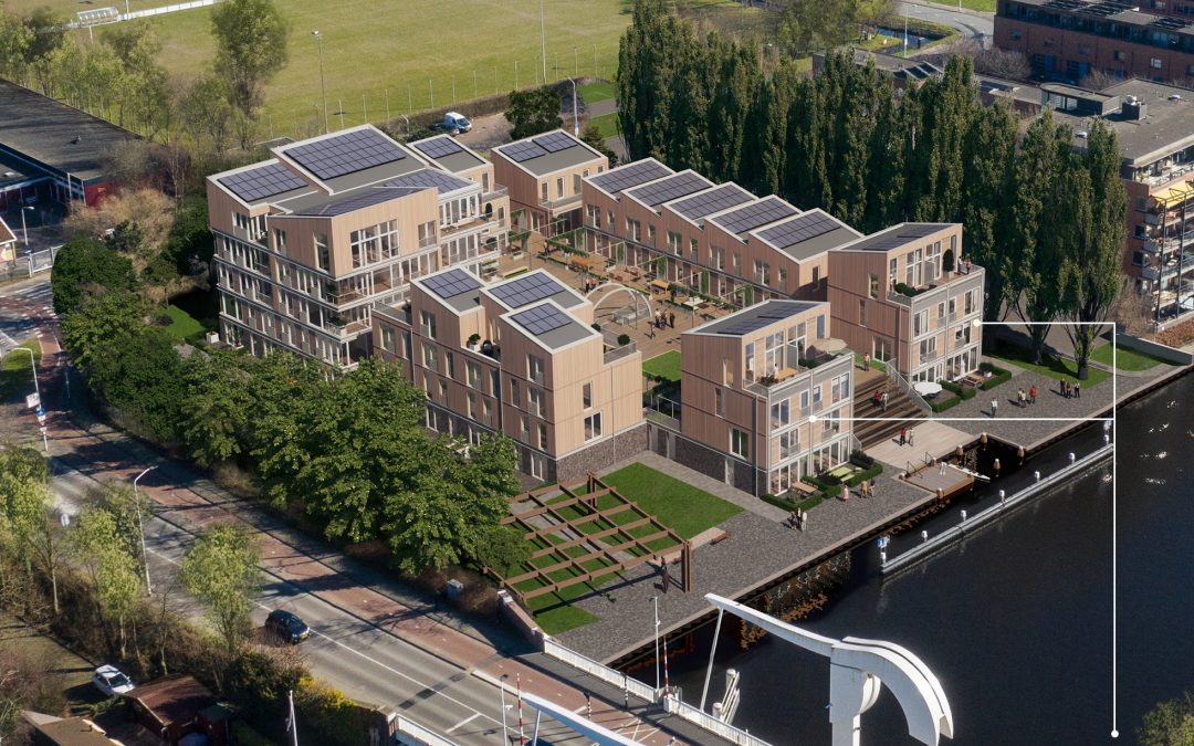 Veerplaats Leiden WTW 24 appartementen 16 woningen