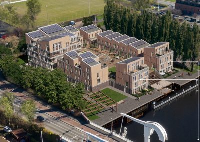 Veerplaats Leiden WTW 24 appartementen 16 woningen